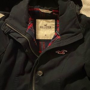Navy blue Hollister jacket